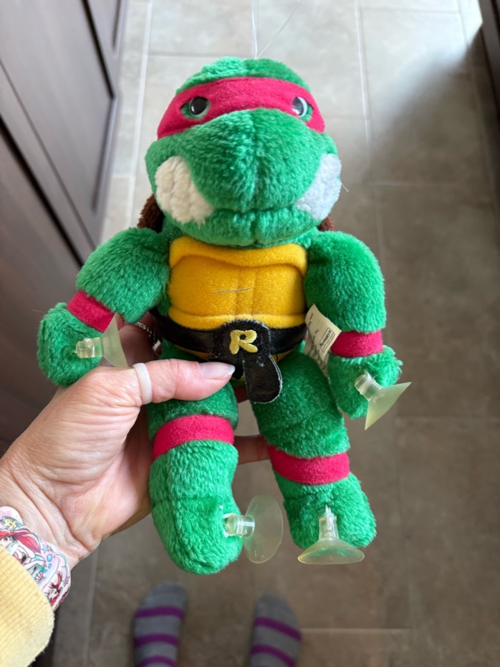 1989 Vintage Raphael Teenage Mutant Ninja Turtles TMNT Plush
